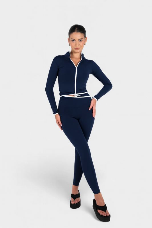 Flow leggings in navy