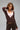 Wrap top in chocolate brown