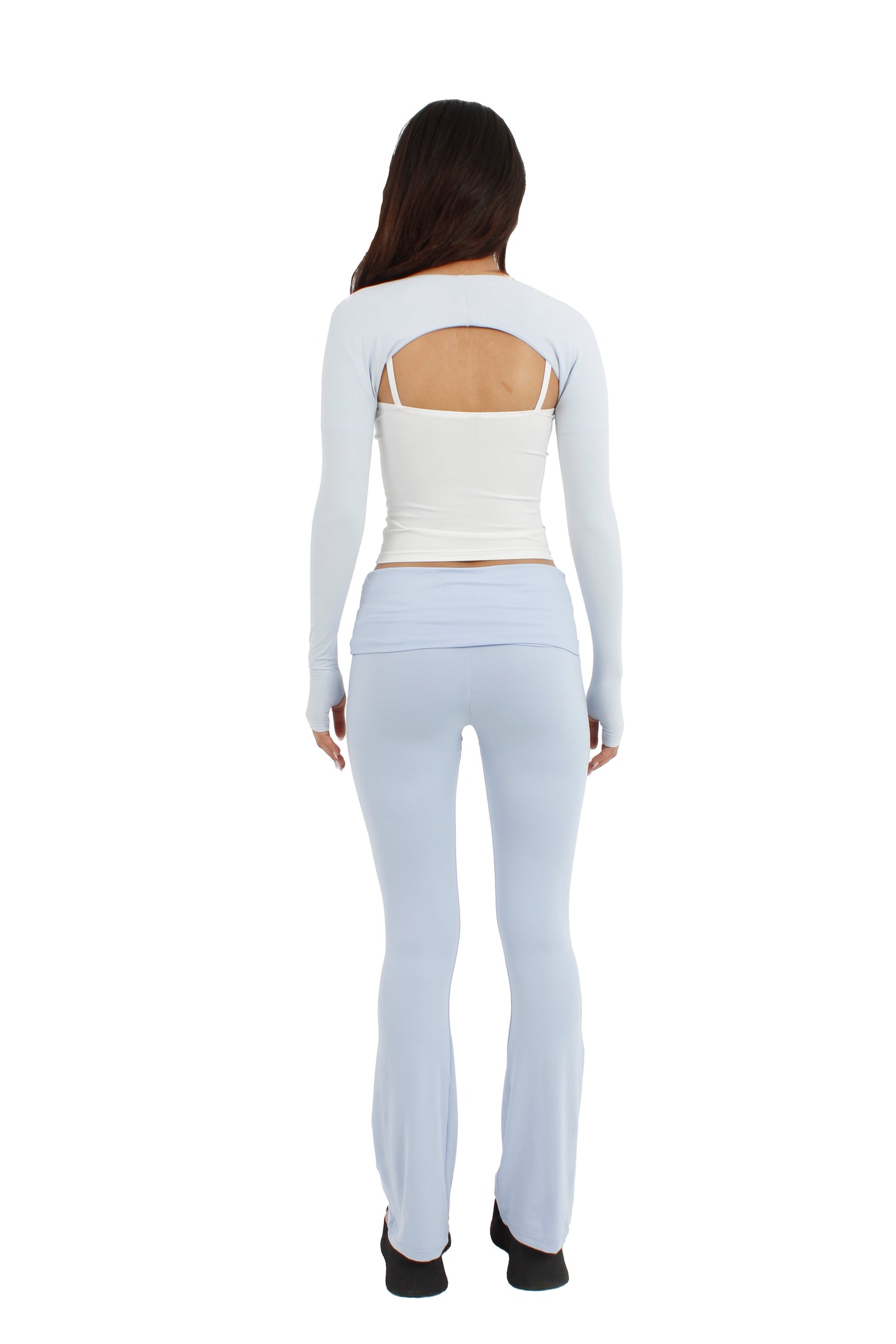 SCULPT YOGA PANTS IN BABY BLUE